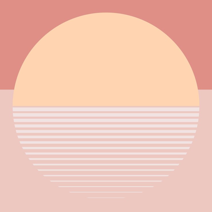Vector Gratis pastel orange sunset background vector aesthetic