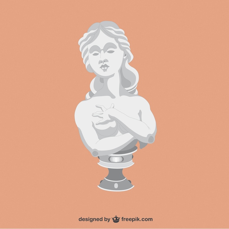 Vector Gratis patung dada