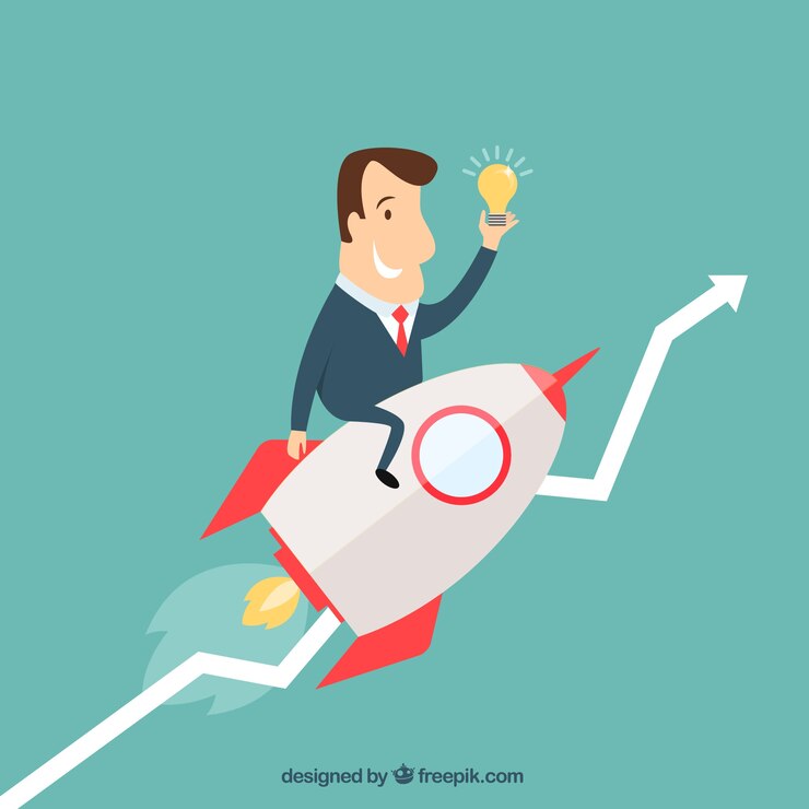 Vector Gratis pengusaha sukses