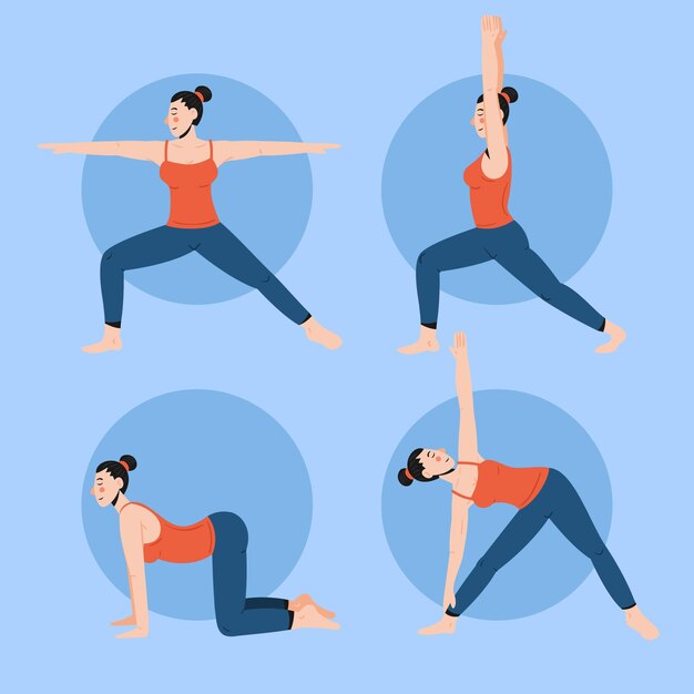 people doing yoga design