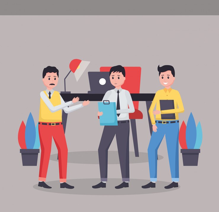 Vector Gratis people office workplace