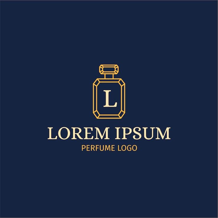 Vector Gratis perfume logo with luxury style