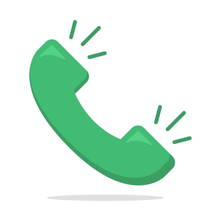 Vector Gratis phone call flat colours