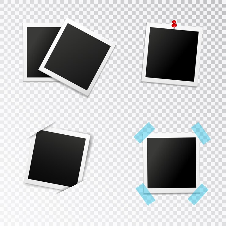 Vector Gratis photo frames set