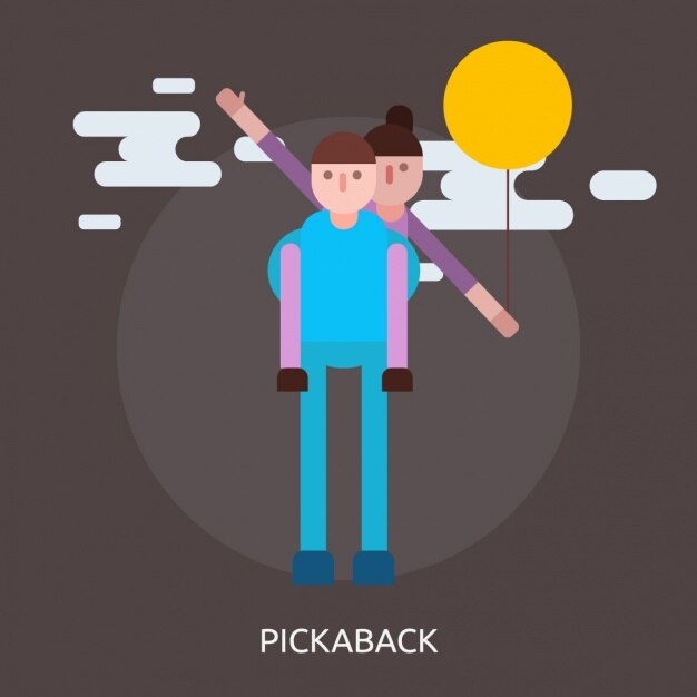 Vector Gratis pickaback