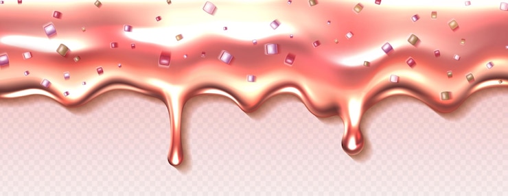Vector Gratis pink cream drip texture