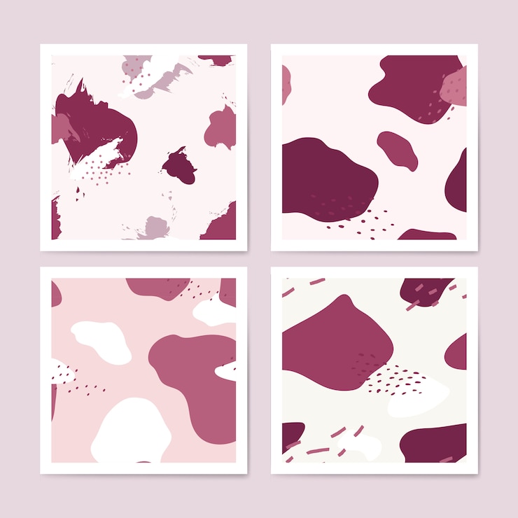 Vector Gratis pink memphis pattern design vector