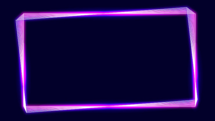 Vector Gratis pink neon frame on a dark background vector