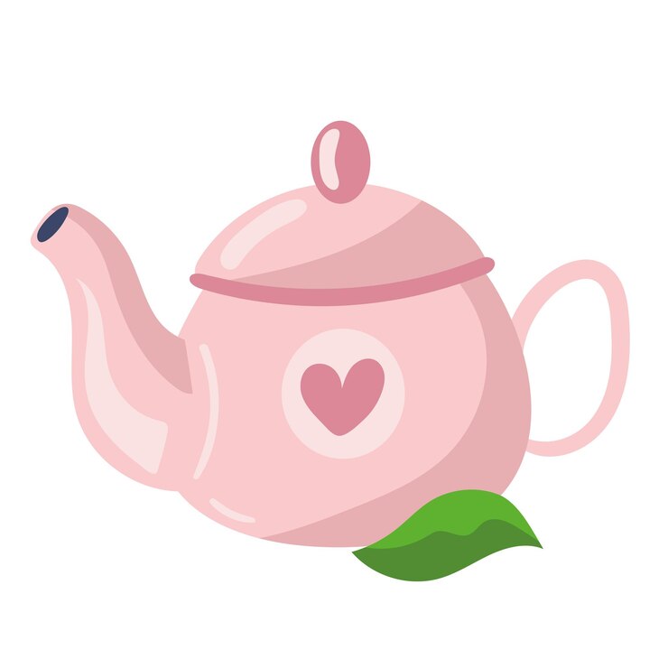 Vector Gratis pink teapot kitchen utensil