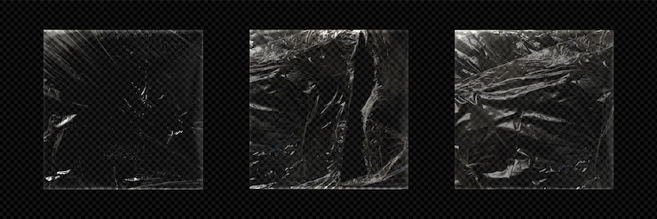 Vector Gratis plastic transparent film for packaging