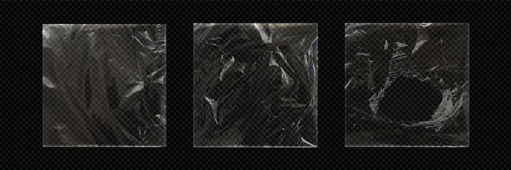 Vector Gratis plastic transparent film for packaging