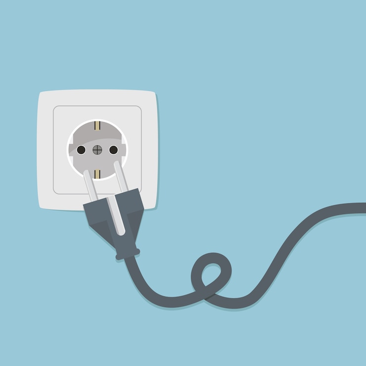 Vector Gratis plug design background