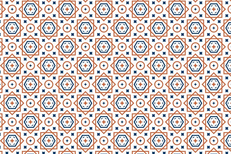 Vector Gratis pola arabesque kompleks desain datar
