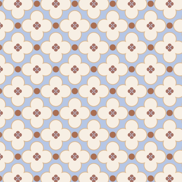 Vector Gratis pola desain scandinavian datar
