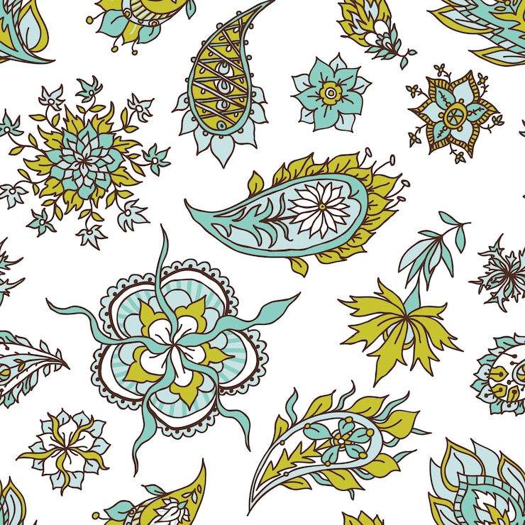 Vector Gratis pola floral