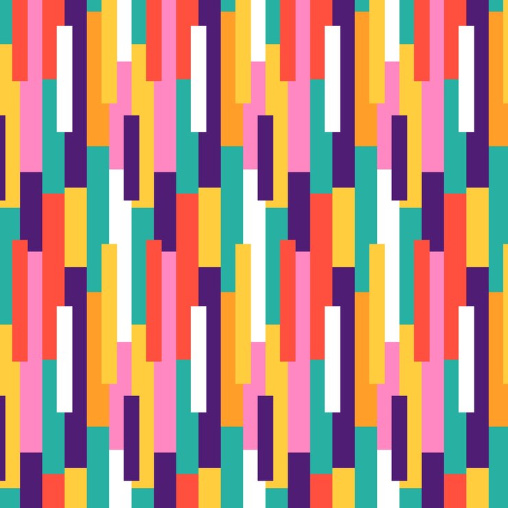 Vector Gratis pola garis-garis desain datar