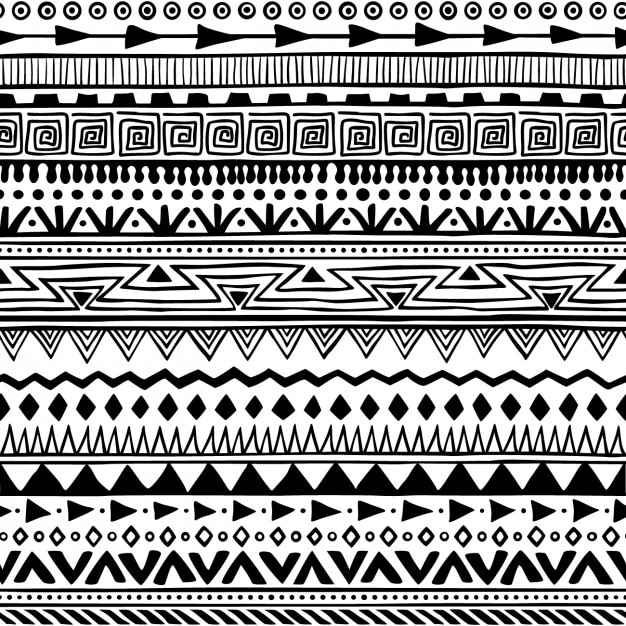 Vector Gratis pola gaya boho