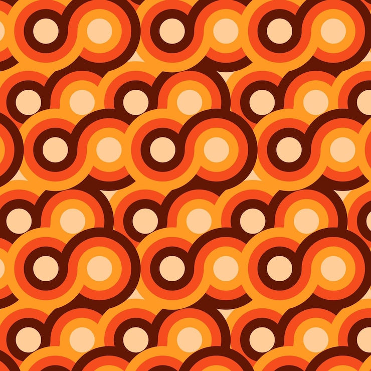Vector Gratis pola geometris groovy