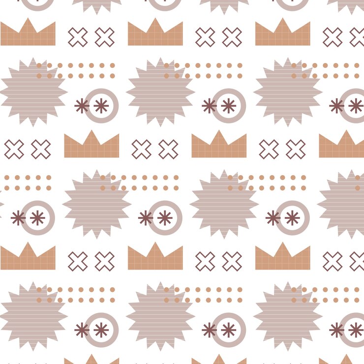 Vector Gratis pola kolase potongan desain datar