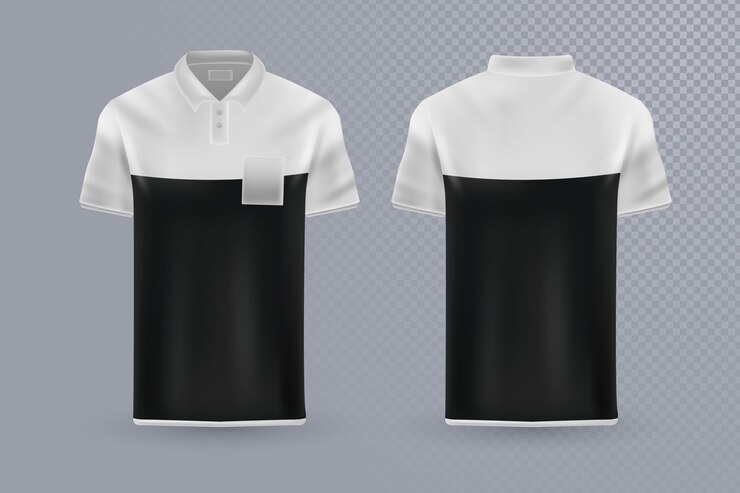 Vector Gratis polo shirt collection front and back concept