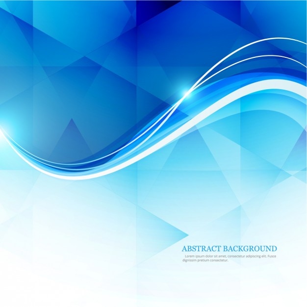 Vector Gratis polygonal background with shiny waves