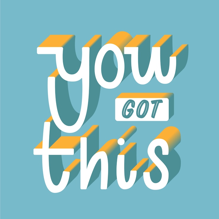 Vector Gratis positive lettering concept