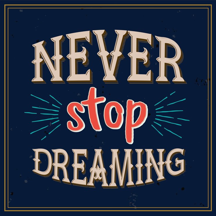 Vector Gratis poster motivasi. desain kutipan inspirasional.