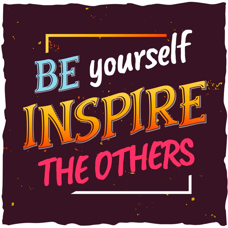 Vector Gratis poster motivasi. desain kutipan inspirasional.