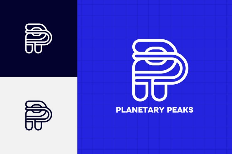 Vector Gratis pp monogram logo design template