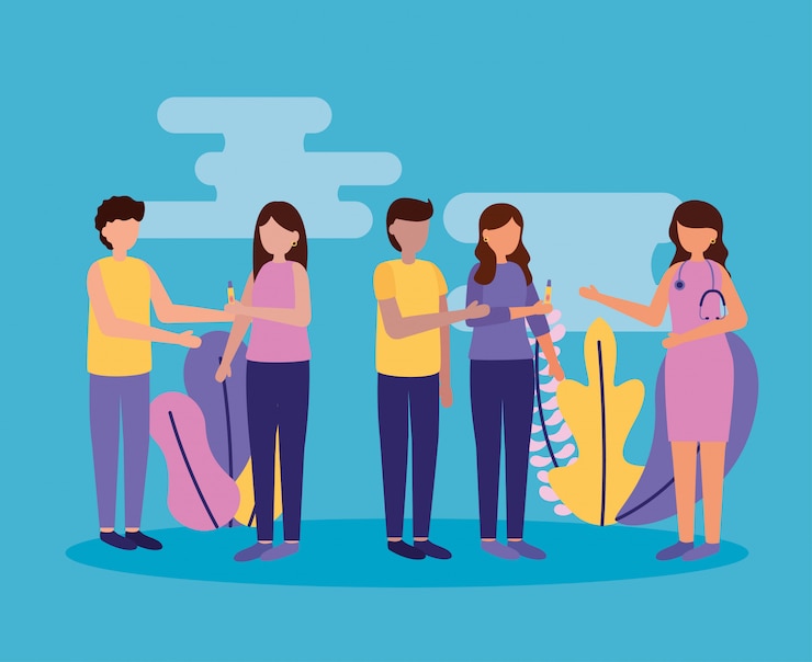Vector Gratis pregnancy and maternity scene