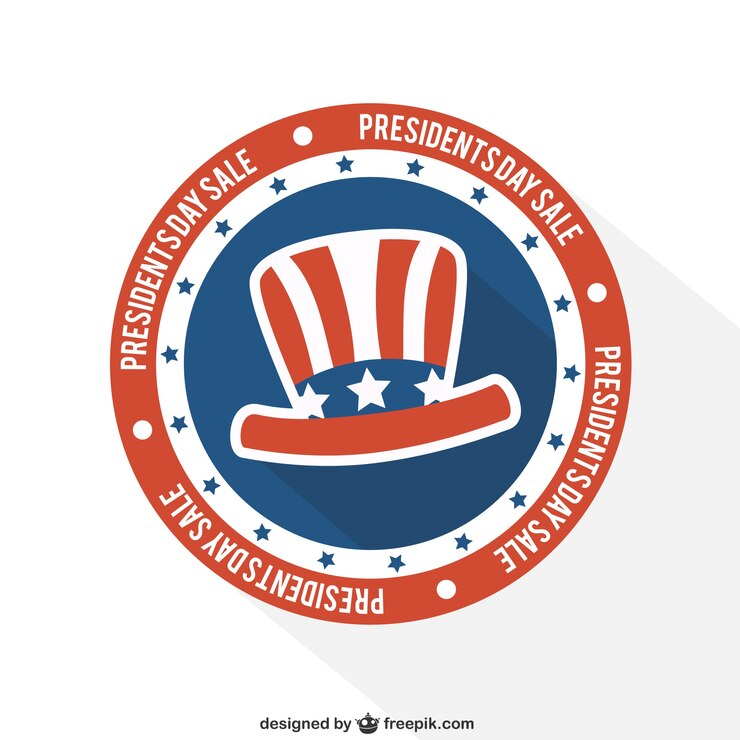 Vector Gratis presidents day sale badge