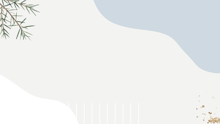 Vector Gratis prickly juniper branch on beige an gray minimal background