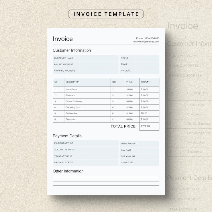 Vector Gratis professional business invoice template design