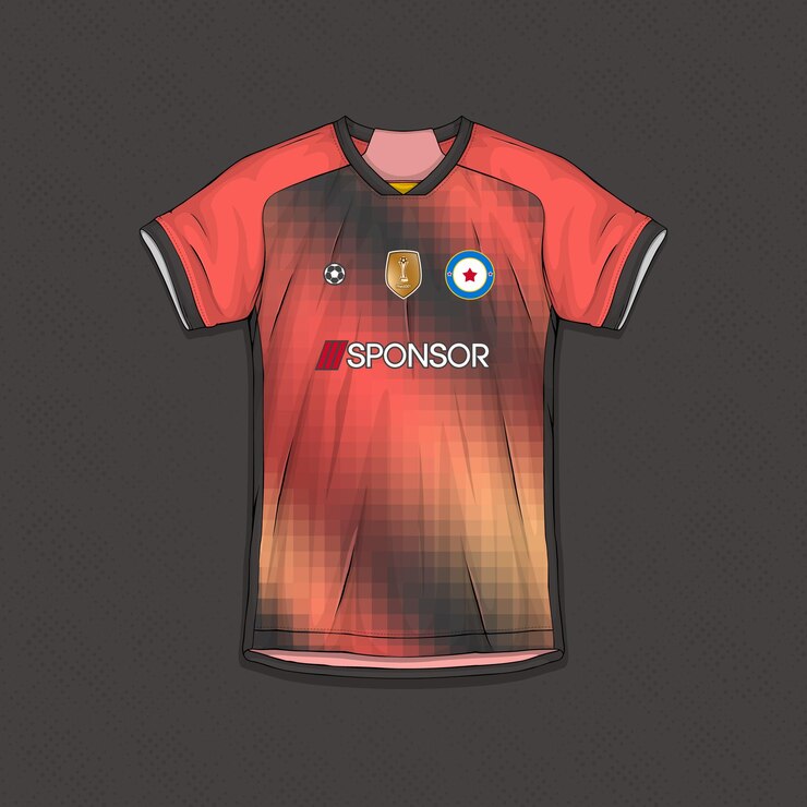 Vector Gratis professional football shirt templates customizable football jersey designs