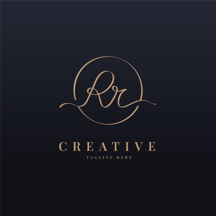 Vector Gratis professional rr logotype template