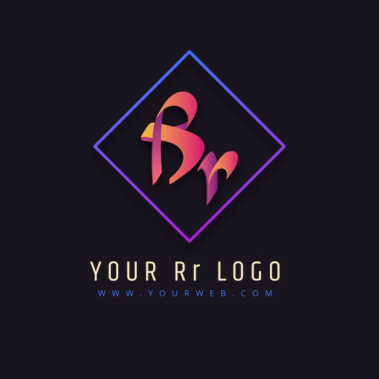 Vector Gratis professional rr logotype template