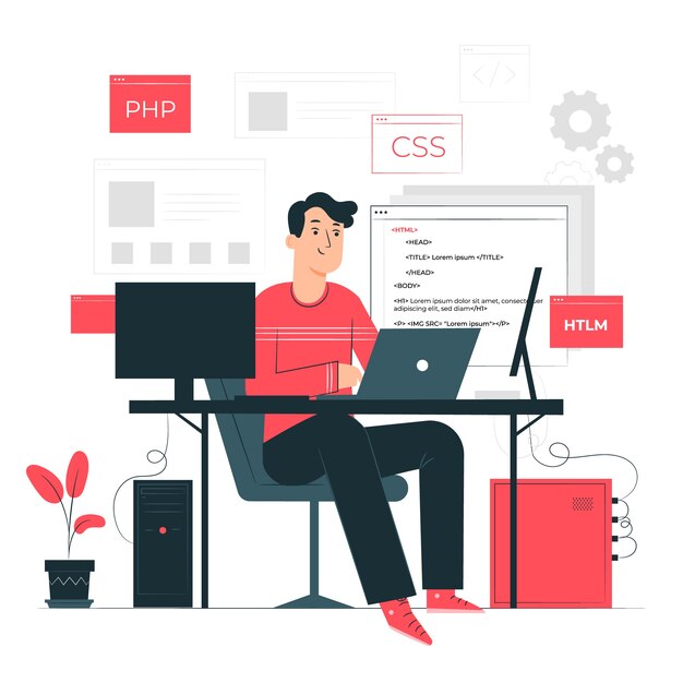 Programming concept illustration