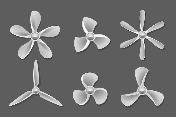 Vector Gratis propeller icons vector. propeller air, ventilator propeller, fan and blade, equipment propeller blower illustration