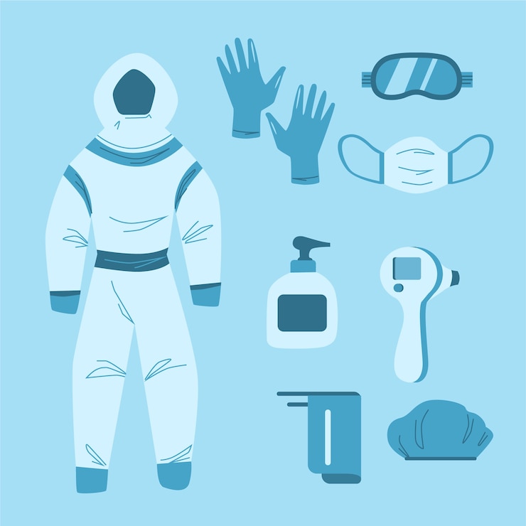 Vector Gratis protection equipment collection