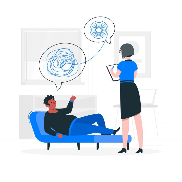 Vector Gratis psychologist concept illustration