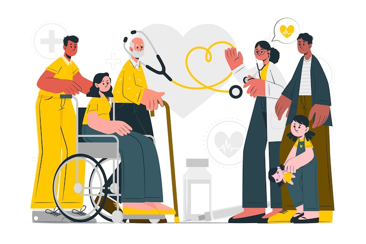 Vector Gratis public health concept illustration