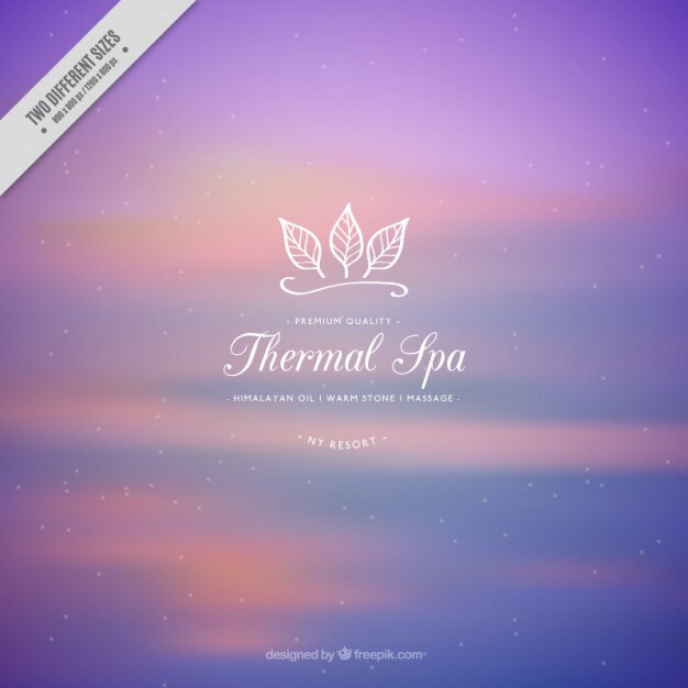 Vector Gratis purple spa background