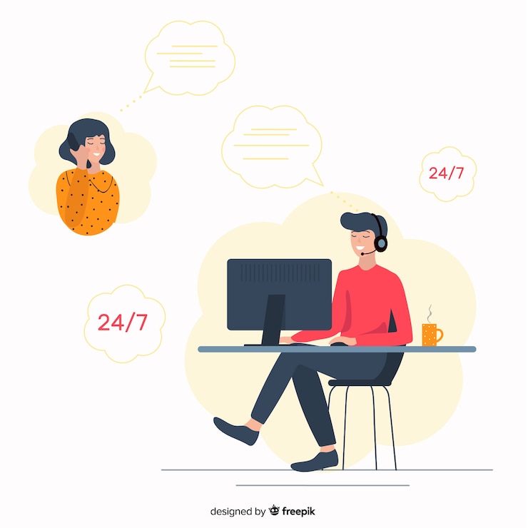 Vector Gratis pusat panggilan