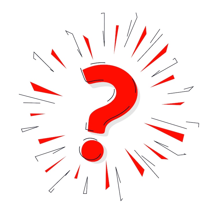 Vector Gratis question mark symbol template in modern style