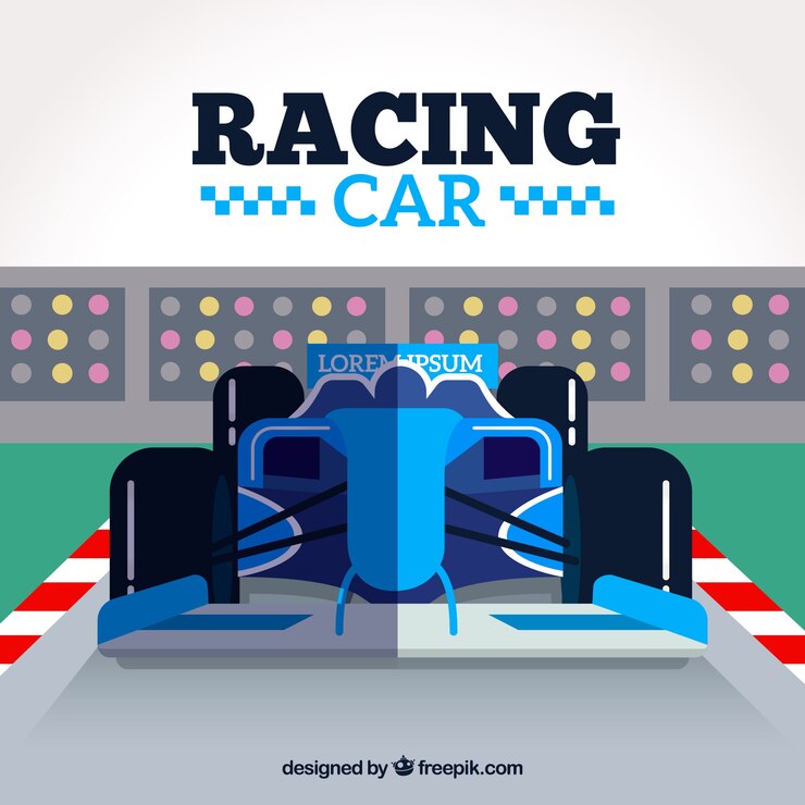Vector Gratis racing car design