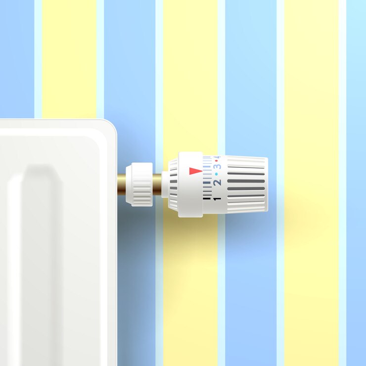 Vector Gratis radiator with temperature knob