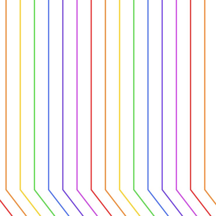 Vector Gratis rainbow lines background