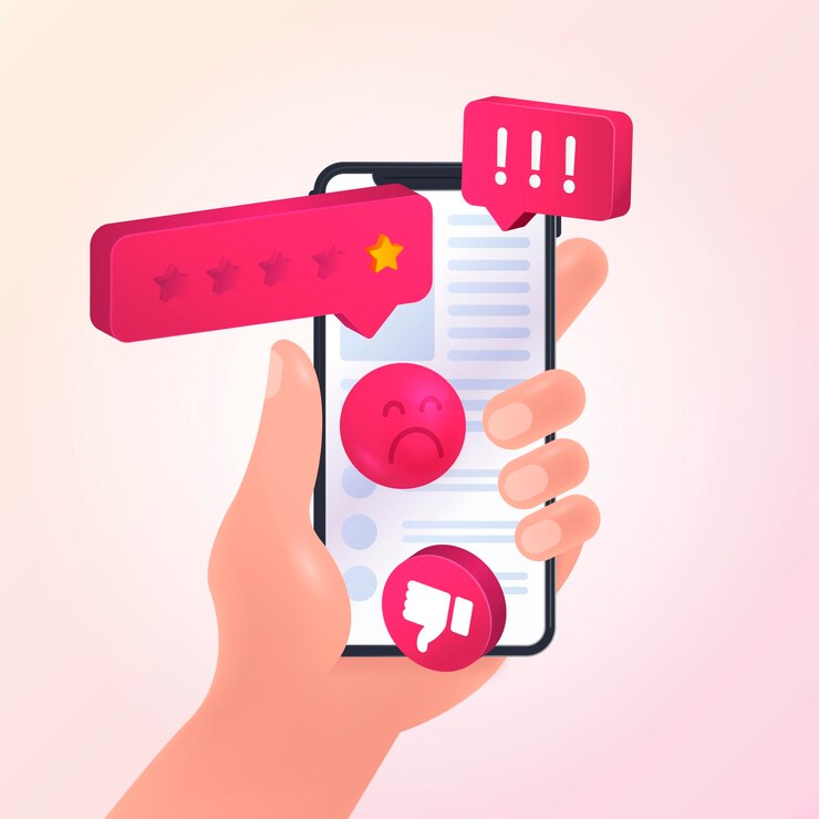 Vector Gratis realistic 3d complain concept illustration
