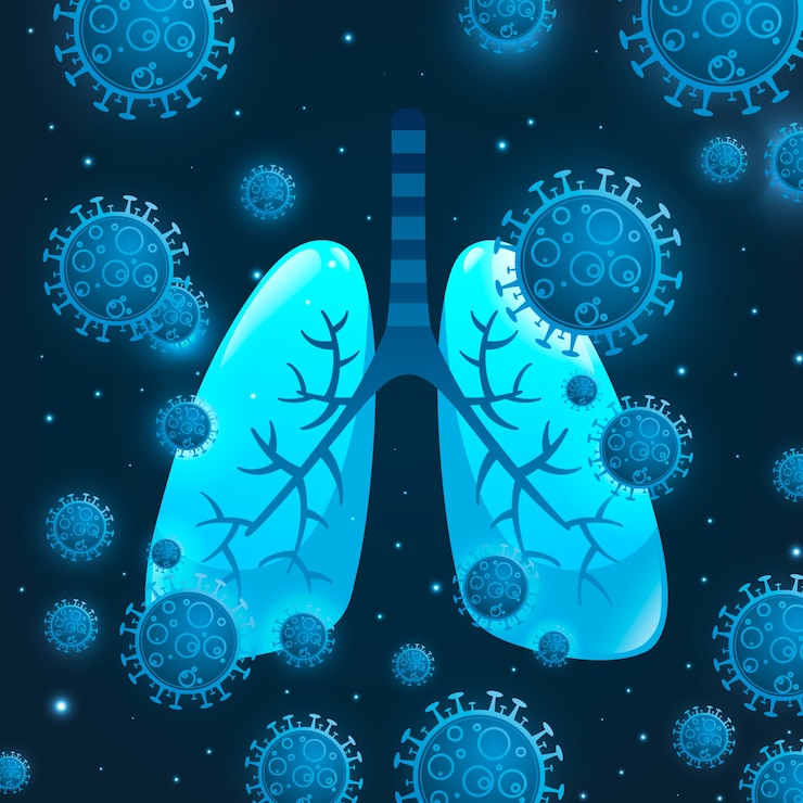 Vector Gratis realistic coronavirus concept