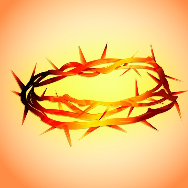 Vector Gratis realistic crown of thorns